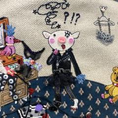 アルベロベロ♡ブタちゃん刺繍2wayハンドバッグショルダーバッグ今期新作 2025年最新】Alberobello レディース ショルダーバッグの人気