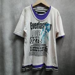 Y2K アニメプリント シースルー Tシャツ トップス 平成ギャル グランジ Y2K】平成ギャル！グランジパンク♡アニメプリントTシャツ