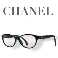 希少 CHANEL シャネル☆ツイード ココマーク サングラス メガネ ブラック