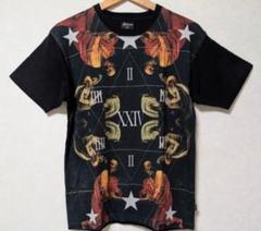 AICON Printed T-shirt Black / TXA-TENGA by Artist-