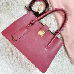 【極美品】ミュウミュウ マドラス トートバッグ 2way ビビットピンク 保存袋