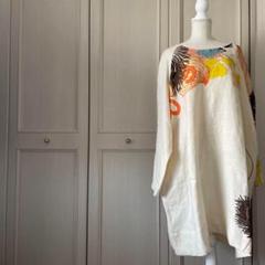 華やかスタイル！Dries Van Noten 花柄 ワンショルダードレス ab507a2765425b6bcbc91ef95b5d5c