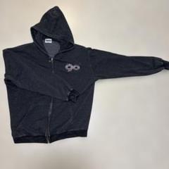 値下げ可能‼️9090 ブラックパーカー　Lサイズ　上のみ 9090 girl Charcoal Rhinestone パーカーのみ｜Yahoo!フリマ（旧