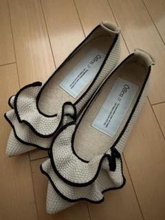 【offen】美品パールフラットシューズ37 Daniella & GEMMA ONLINE STORE – スクエアパールモチーフ