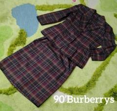 90’Burberrysバーバリー セットアップ 『B』刻印ボタン 90'Burberrysバーバリー セットアップ 『B』刻印ボタン - メルカリ