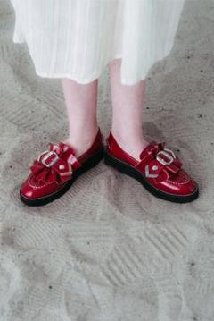 【完売】Houga 2way赤ローファー 完売】Houga 2way赤ローファー