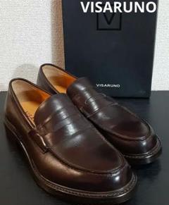 未使用 VISARUNO ビサルノ メンズ レザー ローファー 本革 丸井 08ww729-32708-d50b.jpg