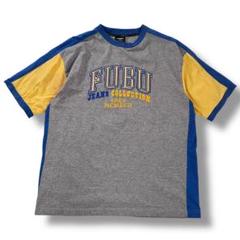90s 00s FUBU フブ Tシャツ 厚手 クレイジーパターン B系 古着