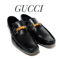 未使用品!! GUCCI ホースビット ビットモカシン エナメル 黒 36 GUCCI - Vintage グッチ GUCCI ローファー モカシン ホース