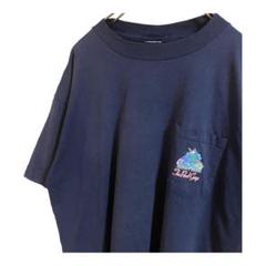 ヴィンテージ　Tシャツ 背面ロゴ　ブラック　XL