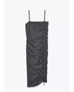 ドレープ入りナイロンワンピース　ZARA ザラ