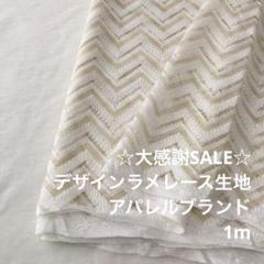 2FL/5616◆1m 感謝祭/限定/ポリエステルデザインラメレース生地