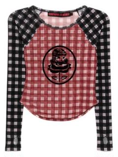 CHOPOVA LOWENA チョポヴァ・ロウェナ 24aw 紫 チェック 長袖 CHOPOVA LOWENA チョポヴァ・ロウェナ 24aw 紫 チェック 長袖 長袖