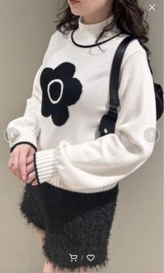 【LILY BROWN×MARY QUANT】 デイジーニットトップス