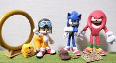新品未開封 ソニック テイルス ナックルズ 3体フィギュアセット