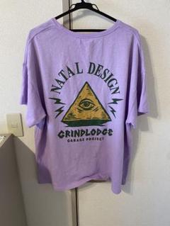 【福岡店限定】NATAL DESIGN ✖️グラインドロッジTシャツ パープル 福岡店限定】NATAL DESIGN ✖️グラインドロッジTシャツ