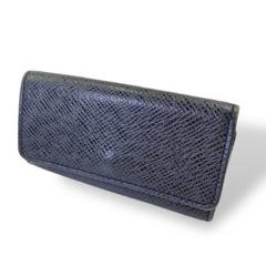 LOUIS VUITTON ルイヴィトン キーケース レザー 黒 タイガ