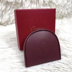 未使用品‼️ Cartier カルティエ　コインケース　マストライン ボルドー