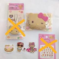 日焼けキティ　つけまつげケース+雑誌Sweet　ステッカー3種類