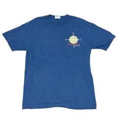 アメリカ古着 ジミーバフェット Tシャツ L ネイビー バックプリント USA製