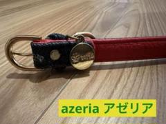 azeria アゼリア　赤✖️デニム　首輪　リードのサムネイル