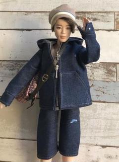 BTSドール服 フード付デニムセット ジミン - メルカリ