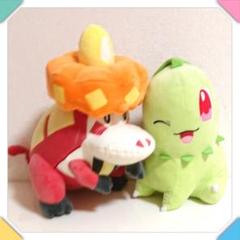 ポケットモンスター BIG ぬいぐるみ ２点 ・チコリータ ・アチゲータ