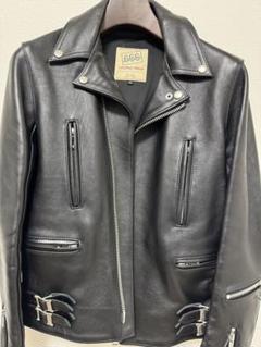 666 レザーシングルライダースジャケット 34 666 LEATHER WEAR シングル ライダース レザー ジャケット 34