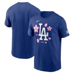 ドジャース 山本由伸　村上隆 カイカイキキ　コラボ Tシャツ　ブルー　L 2025年最新】村上隆 mlb tシャツの人気アイテム - メルカリ