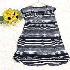GAP ストライプ 半袖チュニック XS 小さいサイズ
