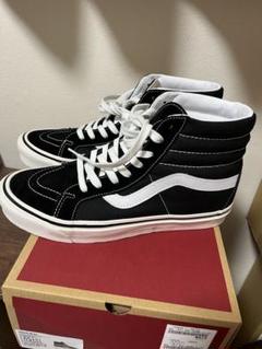 Vans Sk8-Hi ブラック/ホワイト ハイカットスニーカー 27.5cm