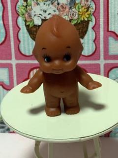 茶色木綿一つ身昭和レトロ動物学校キューピー