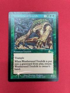 mtg ウェザーシード・ツリーフォーク　foil 日)ウェザーシード・ツリーフォーク / Weatherseed Treefolk