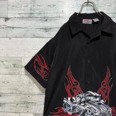 【最高デザイン】ビッグロゴ ヴィンテージ USA輸入 希少 アロハシャツ