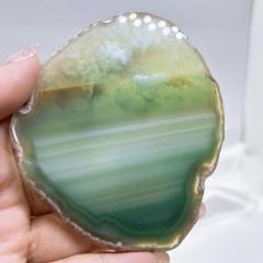 【天然石】めのうスライス置物