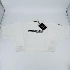 S10【新品未使用】モンクレール ロゴ クロップド Tシャツ 人気