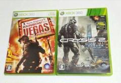クライシス2　レインボーシックスベガス　xbox360 ゲーム　まとめ売り