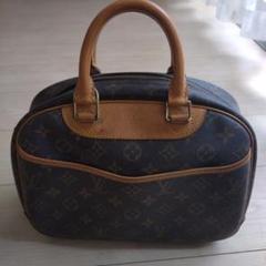 Louis Vuitton ボストンバッグ 中型 ダークブラウン ドーヴィル