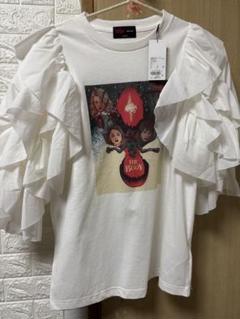 ニコアンド コラボ ラッフルスリーブTシャツ ストレンジャーシングス　新品未使用