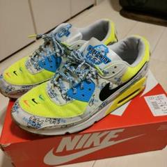 【新品】値下げ　NIKE W エアマックス90｜ホワイト/ブラック/グリーン NIKE公式】ナイキ エア マックス 90 ウィメンズシューズ