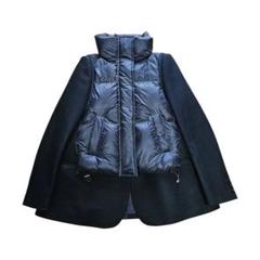 美品！sacai ナイロン　ダウンジャケット ショート丈　ネイビー01 2025年最新】sacai レディース ダウンジャケットの人気アイテム