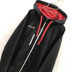 CCM トラックジャケット パーカー アイスホッケー 美品 黒 S