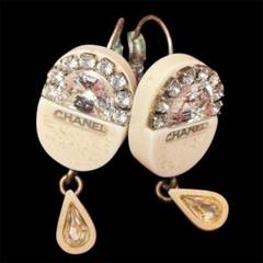 CHANEL ドロップ ピアス ビジュー