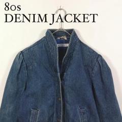 80sヴィンテージ　デニムジャケット　S　レディース ジージャン　y2k