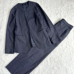 Theory リネン混 ストレッチ ECO CRUNCH WASH ノーカラー