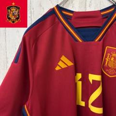 【激レア】サッカー　スペイン代表　ゲームシャツ　ユニフォーム　アディダス　ニコ