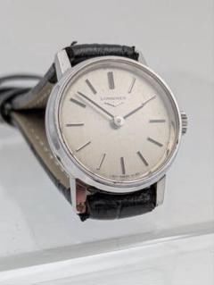 ⑬ 不動 ジャンク LONGINES ロンジン ゴールド文字盤 2針