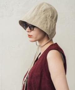 ORIENT MILLINERYフォックスエコファーロシアン帽POUDREUSE