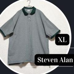 ♦大きいサイズXL♦Steven Alan ボーダー ポロシャツ ルーズフィットのサムネイル