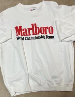 お値下げしますEngland製　レア Marlboro World スウェット England製 レア Marlboro World スウェット - メルカリ